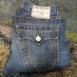 True Religion 30/34 EUC "Ricky Big T" jeans